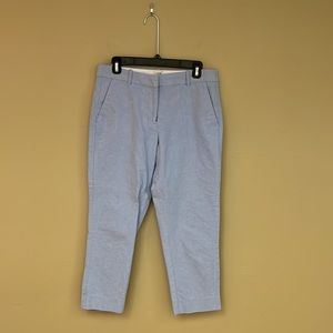 J.Crew Factory | Capri pants in cotton oxford | Light Blue | Size 6